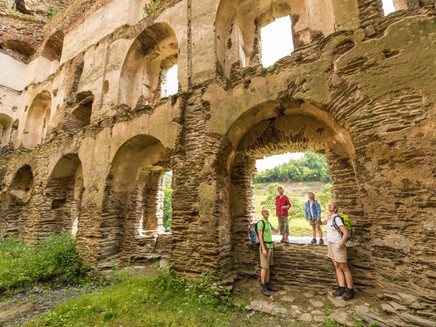 Balduinseck castle ruin near Buch